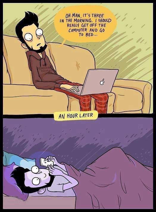 Oh man, It's three in the morning. I should rally get off the computer and go to bed ...