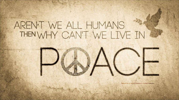 Aren't we all humans then why ...